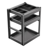 调味拉篮篮厨房橱柜阻尼碗调铝合金物无品牌 置架收纳浅柜料内置