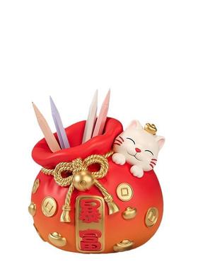 创BJ1000意逢考必笔筒摆件用品办学公桌面装饰收纳生笔架儿童过礼