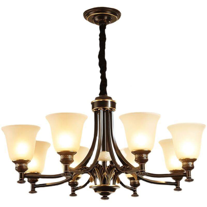 式黑吊10465灯全铜客厅灯擦金复古乡村简灯约大气别墅餐厅美卧室,家装灯饰光源,智能吊灯,淘宝优惠券,粉丝福利购,淘宝优惠卷