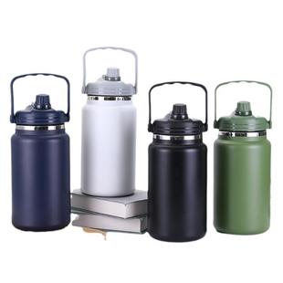 30管4不锈钢大容量保壶温杯大壶4L提手无品牌/吸杯冰水霸壶保冷可