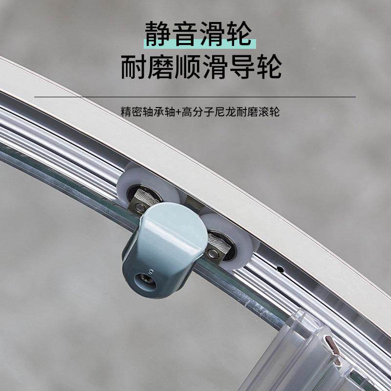 简扇形淋浴房整体离小户型干湿分浴室洗澡间隔断880卫生间起一易