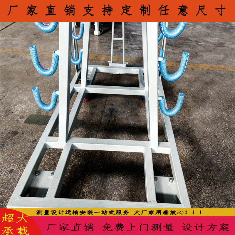 设计工业车间周转车汽车总装车间物料车凸轮轴滚轴带钩子周转车