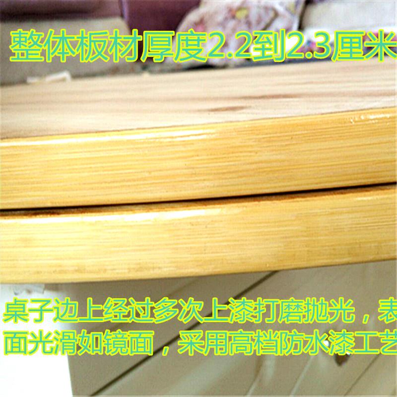 GYN杉木实木折叠圆桌面圆形家用人饭店酒店大圆桌折叠圆台面餐