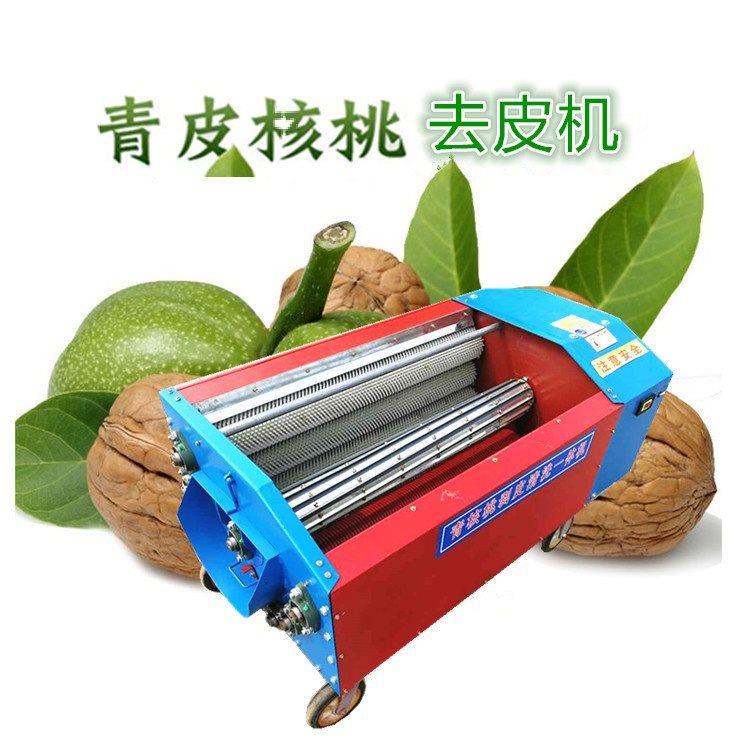 大型青核桃去皮清洗一体机 纸皮薄皮核桃脱皮机 鲜核桃剥皮去壳机