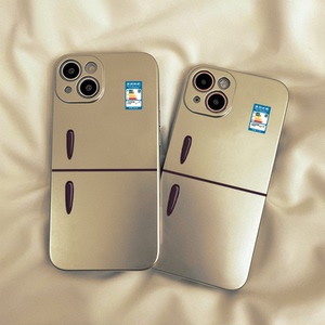 sonun美的冰箱vivo s17e手机壳适用iqoo12pro高级全包x90卡通电镀z5情侣防摔t2男女新款y76可爱neo3保护套软8