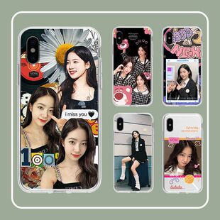 LESSERAFIM手机壳中村一叶适用KAZUHA苹果15黑色手机壳iphone13/promax华为MATE60小米14/OPPO/VIVO周边P60同