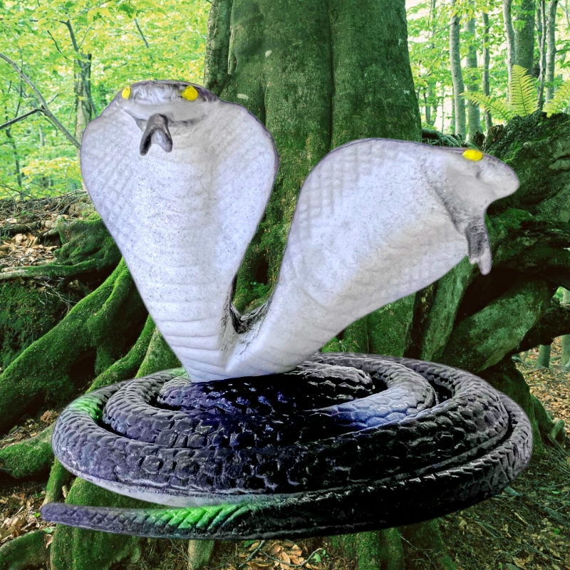 眼镜蛇软胶双头仿真蛇包邮