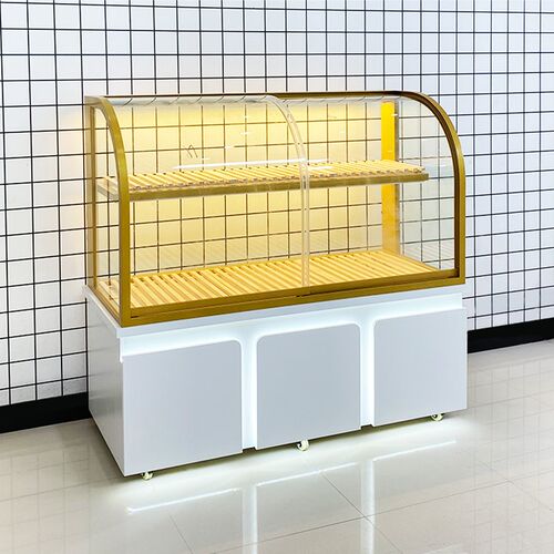面包展示柜半弧形蛋糕糕点店烘焙靠墙边岛现烤商用玻璃中岛货架子