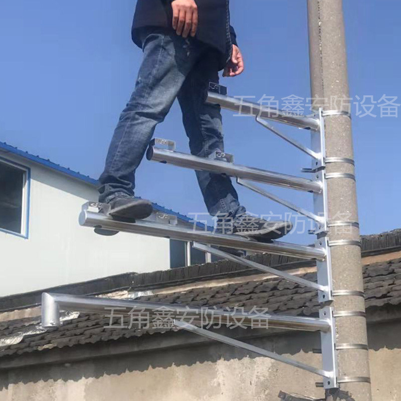 室外加长抱电线抱路灯水泥借杆摄像头机墙壁装监控支架不锈钢支架