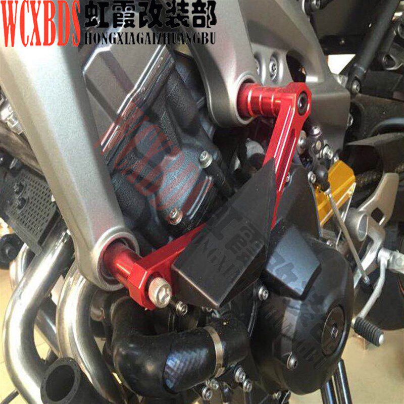 WY 摩托车 MT09 MT-09 XSR900 FZ09 CNC改装防摔胶 发动机保护块