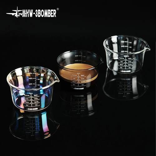 MHW-3BOMBER轰炸机意式咖啡萃取杯浓缩咖啡杯 量杯带刻度120ml