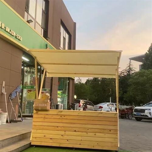 户外折叠展示架集市摊位架移动夜市活动木花车布艺创意箱体小吃车