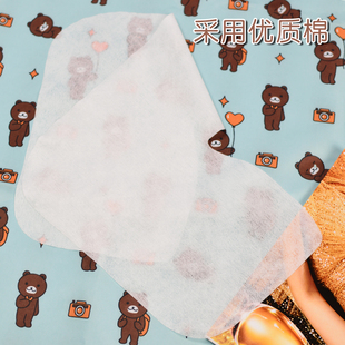 精选一次性U型枕套美容枕洞巾带松紧无纺布趴枕套飞机旅行宾馆白