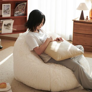 精选蓝马房懒人沙发窝卧室阳台可躺可睡单人榻榻米客厅小躺椅豆袋
