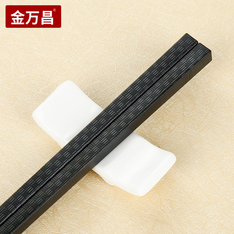 筷子商用合金筷消毒机专用筷子50双套装黑色饭店面馆块子包邮