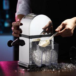 手摇碎冰机手动刨冰机 商用酒吧刨冰机 鸡尾酒冰块颗粒机沙冰器