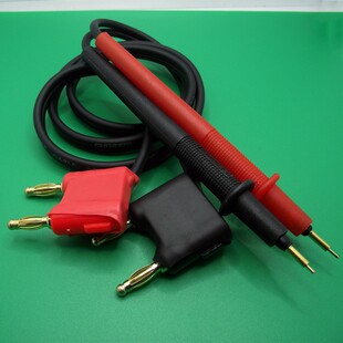 精选四线弹性探针表笔同轴日置3564电阻电流针型测试线3560 3554