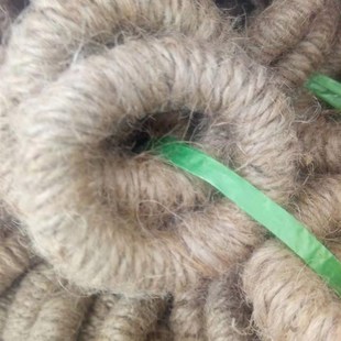 精选球磨机螺栓密封阻灰阻水麻绳垫片缓冲草缠绕垫圈M20M24M30M36