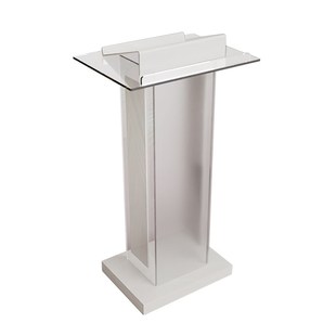 亚克力磨砂演讲台发言台售楼部迎宾台F婚庆主持台诵经台教室会议