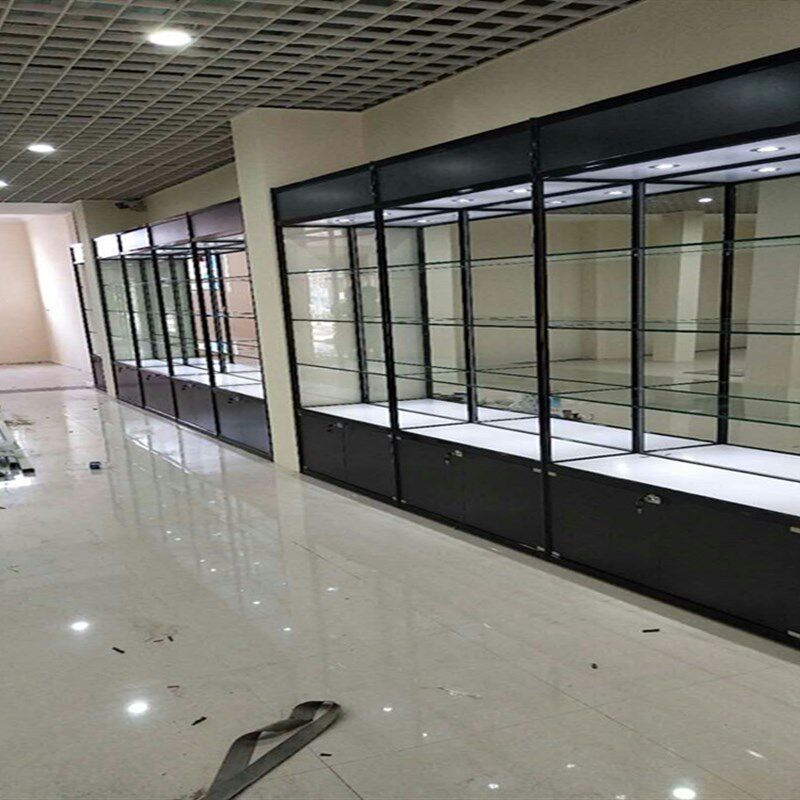 商场新款金属商品展柜珠u宝饰品玻璃柜台办公礼品工艺品展示柜