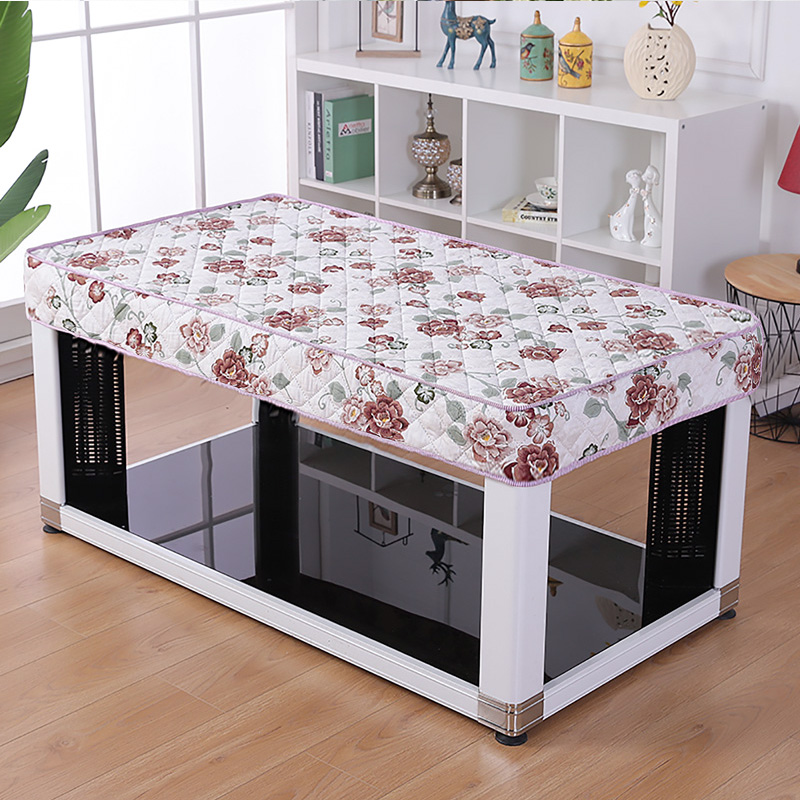 加厚电火罩套布电炉罩烤火罩新款B冬季家用长方形烤火炉桌茶几桌