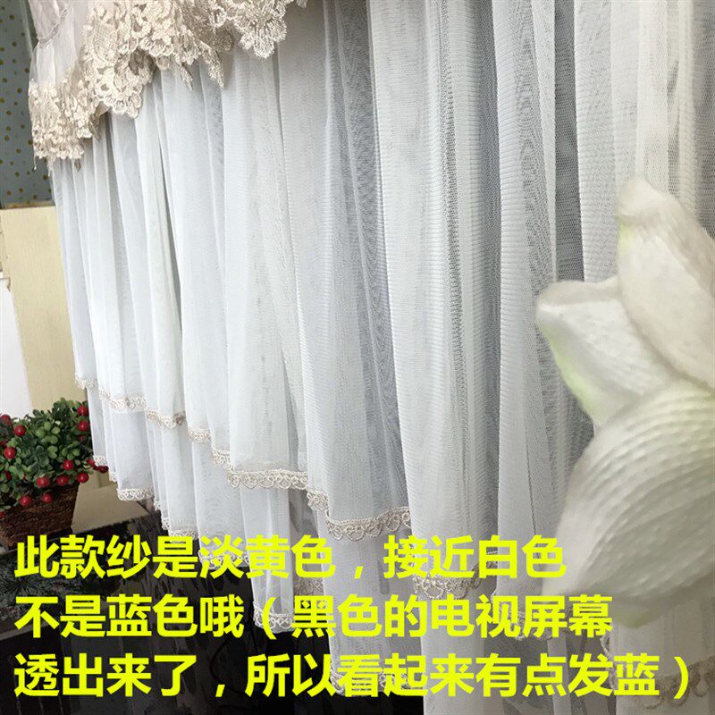 高档布艺蕾丝液晶挂式电视机罩防尘罩欧式J55寸70寸壁挂曲面电视
