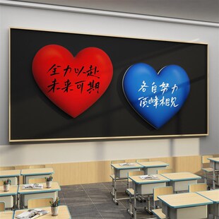 厉害了我的班级布置教室装饰开y课小学初中黑板报励志氛围文化墙