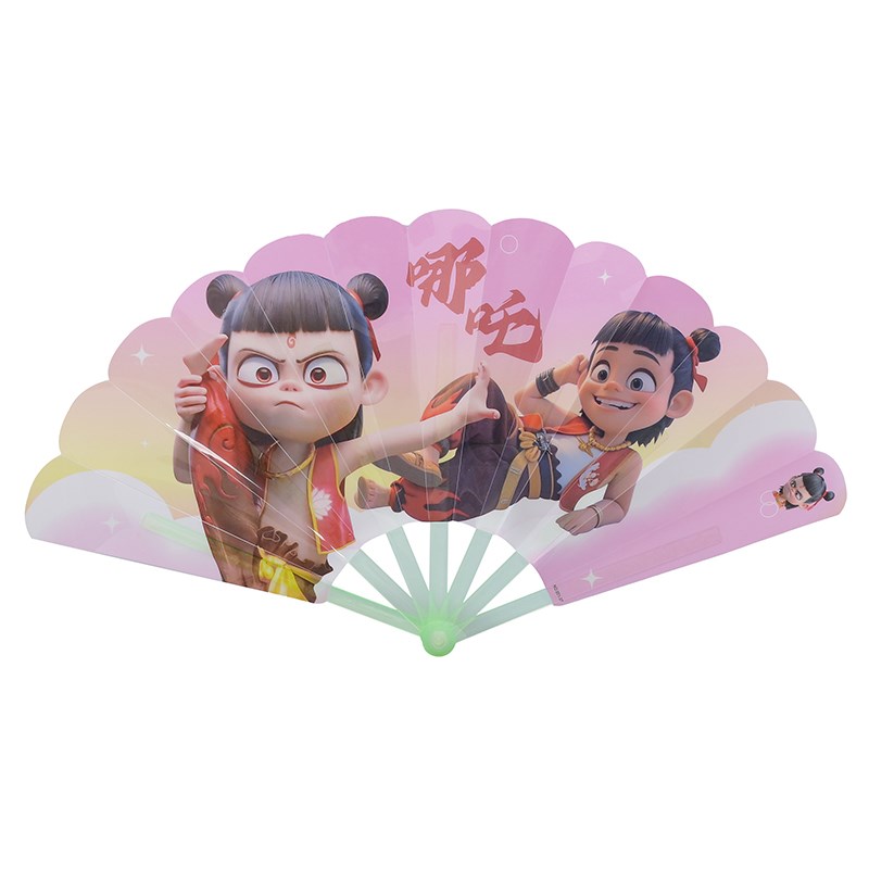 热销六一儿童节礼物哪咤折叠扇子创意幼儿园小礼品夏季Z小学生奖