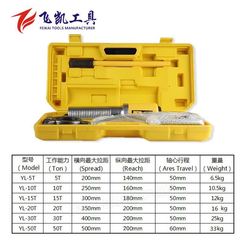 热销整体式液压拉马二爪三爪拉马轴承拆卸B5T10T15T20T30T50T拔轮