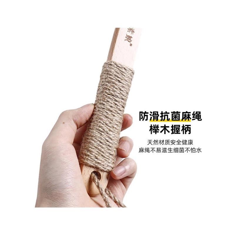 速发【精品】马鬃软毛洗澡刷沐浴刷猪鬃毛浴刷搓背刷背神器长柄后
