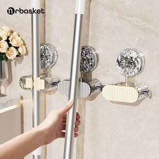 速发挂钩拖壁夹墙免打孔把厨吸盘挂房强力卡扣钩卫生间固定挂架