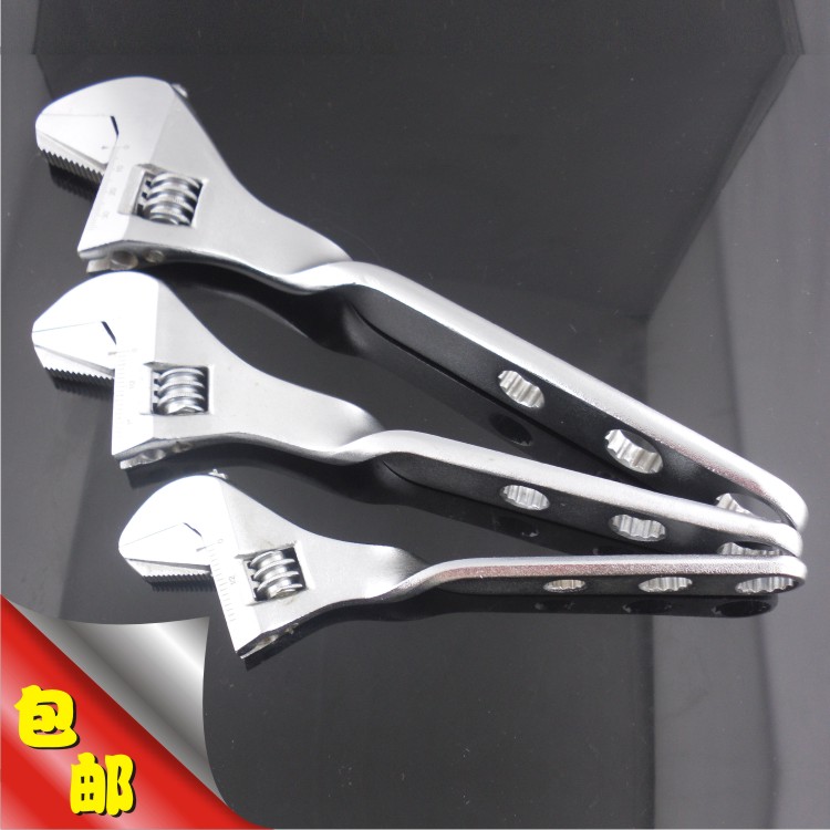 速发口D/ S功能【歪柄】省力活络扳手管子钳+活多扳手+梅花扳