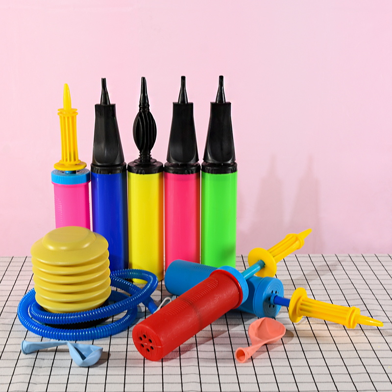 速发气号打气筒手推打气气大球游泳圈瑜伽球手动机球打气筒气球塑