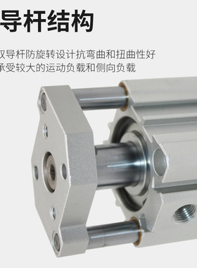 速发RTA缸带导杆薄型气5TA80*40*4C*50*75*100-S防旋转气缸