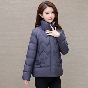 洋气妈妈白鸭绒外套 新款 速发小个子纯色2款 0绒服短羽25冬季