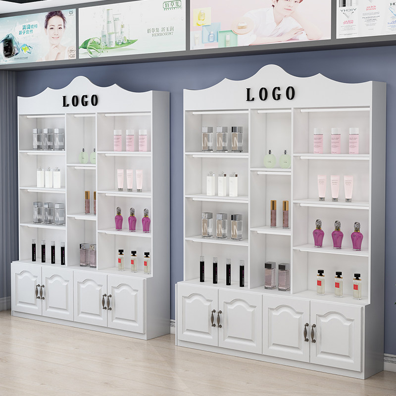 速发化妆品展柜柜货示货架展示架陈列柜理发店院美甲护肤产品展柜