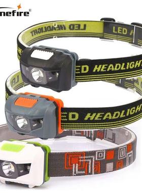 速发HP0户外超亮头戴式型轻小号明迷你小夜灯登山露营照超灯