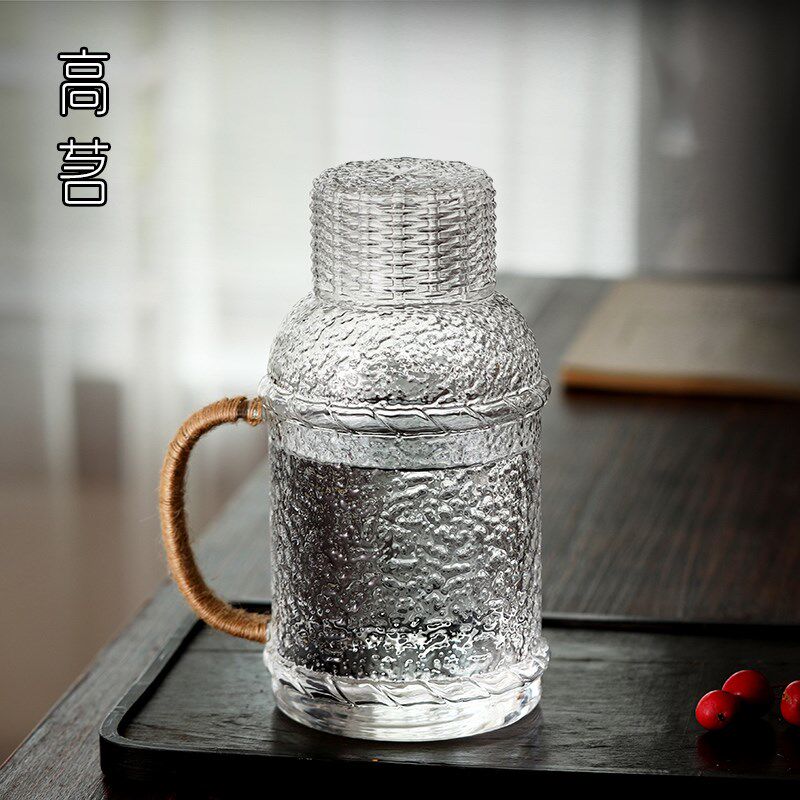 速发凉水量玻璃耐高温大容壶杯白开水瓶水凉冷泡复古冷水壶家用泡