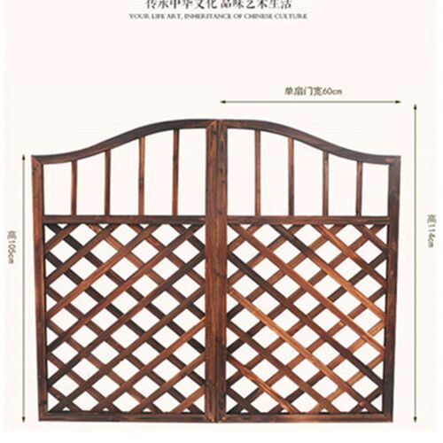 速发户外拱门花园装饰门葡萄架网格爬藤门架子栅栏花庭院碳化防腐