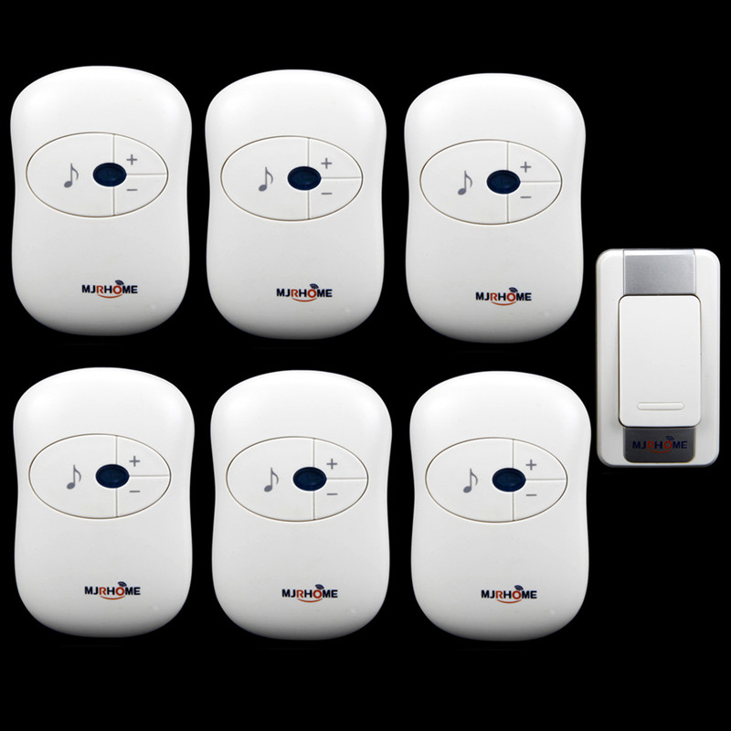 速发一拖六 无线门流家用铃直 遥控 用不用电 电子 远距离 呼叫器
