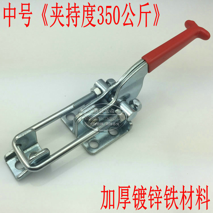速发不锈钢夹具 不锈钢锁夹 不锈钢锁扣 不锈钢箱扣 门栓式夹钳包