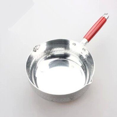 速发底厚双层复合加雪平锅 奶锅 多功能煮粥煮面热汤锅磁可电 炉