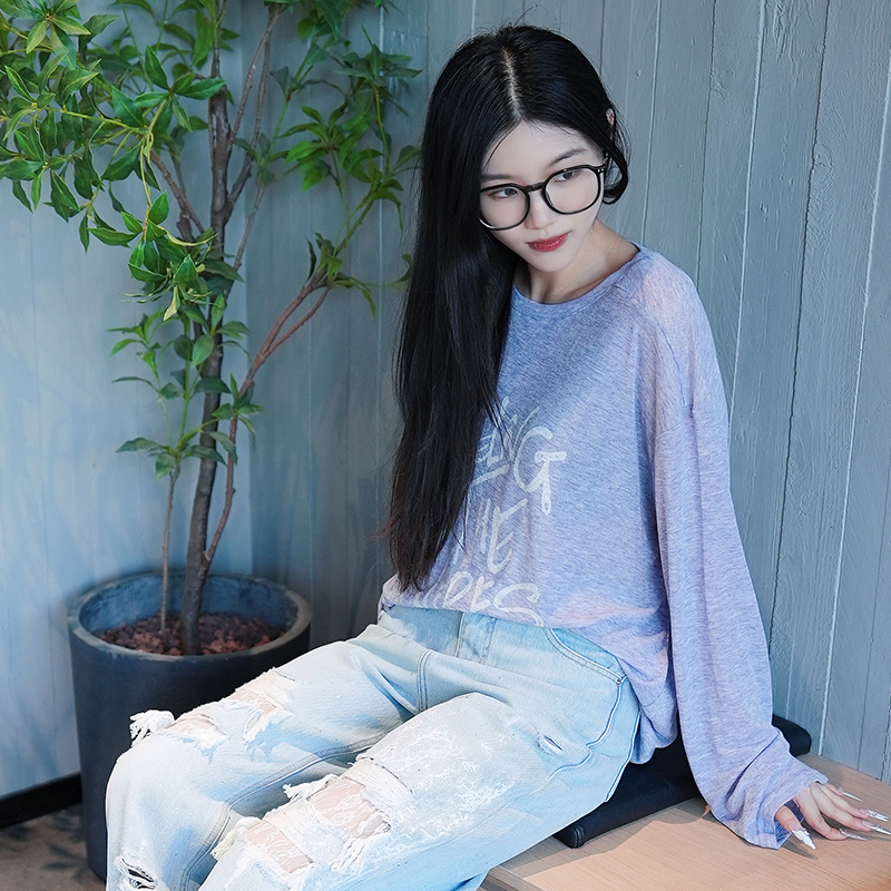 【吴优推荐】FELTICS显瘦卫衣星莱赛尔天丝长袖罩衫卫衣女