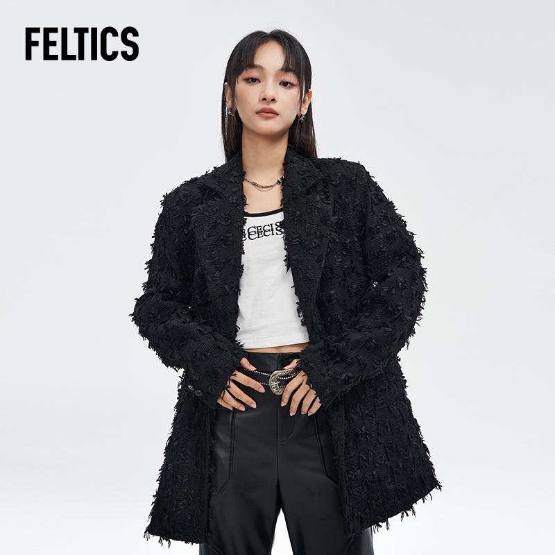 FELTICS十三行法式休闲西装外套