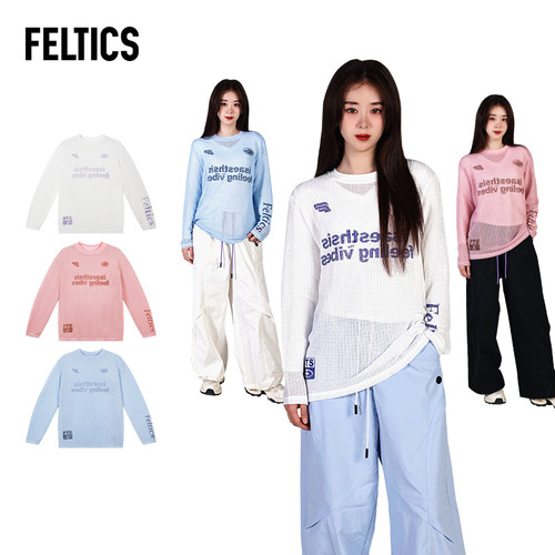 FELTICS镂空上衣针织衫宽松落肩