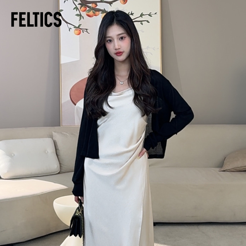 【吴优专属】FELTICS三色长短款莱赛尔开衫