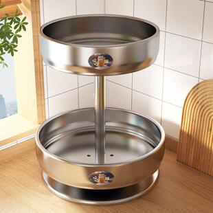 360度旋转调料盒旋转式 桌面家用 厨房免打孔调料架厨房置物架新款