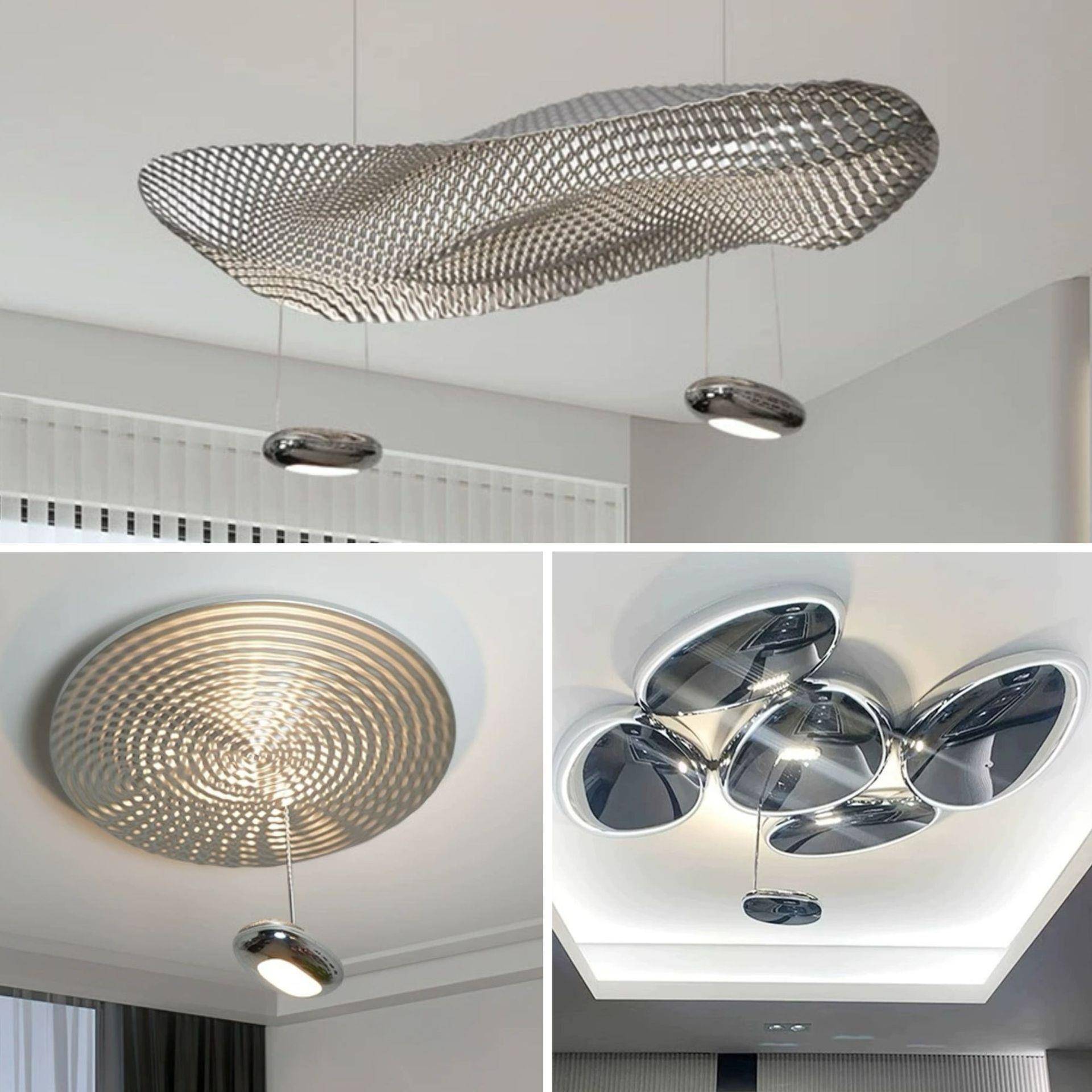 工厂设计师酒店客厅样板房浮岛吊灯现代创意大气别墅餐厅展厅吊灯