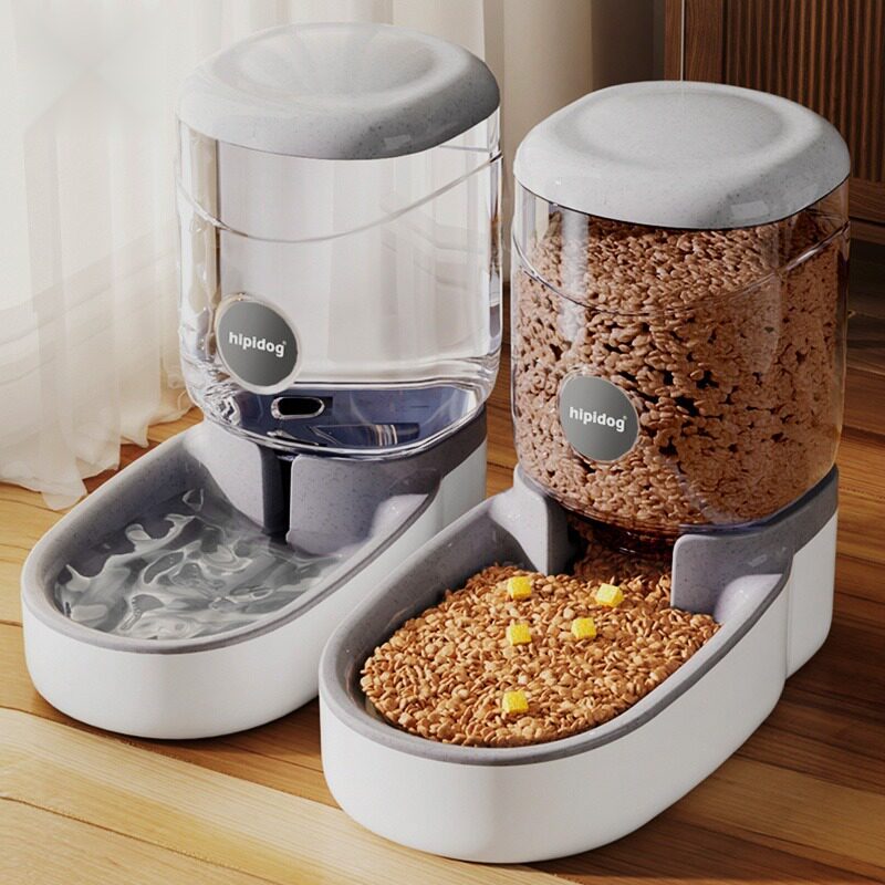 狗狗猫咪自动饮水器喂食器大容量狗盆用品泰迪比熊法斗柯基哈士奇