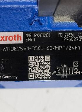 R901532100  4WRDE25V1-350L-60/MPT/24F1 # Rexroth//力士乐